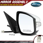 Passenger Power Mirror W/ Manual Fold Signal Heated For Nissan Altima 2013-2018. Fixed Price $57.19.