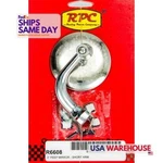 Racing Power R6608, One Chrome Steel Peep Mirror W/short Arm 3IN. Fixed Price $50.28.