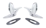 United Pacific Die-cast Chrome Mirror Set With Bowtie 1959-1960 Chevy Impala. Fixed Price $158.98.