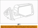 8L5Z-17683-BA Outer Rear Mirror. 2006-11 Ranger. New. Genuine Ford.. Fixed Price $65.97.