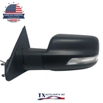 Driver Side Mirror For 2019-2024 Ram 1500 With Bsm Heated Puddle Lamp Primed. Fixed Price $179.90.