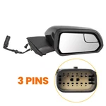 Ford Mustang 2015-2020 Front Right Black Passenger Side Power Mirror 3 Pin. Fixed Price $50.80.
