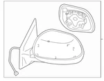 Mirror Assembly, Door, Left-hand Mitsubishi (7632B433) 2011-2024 Outlander Spt. Fixed Price $99.95.