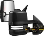 Painted Black Tow Mirrors Switchback For 07-13 Silverado Gmc Sierra 1500 2500HD. Fixed Price $199.79.