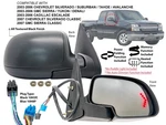 Mirror Fits Silverado Sierra Tahoe 2003-2006 Power Folding Memory Passenger Side. Fixed Price $105.99.