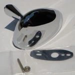 71 72 Dart Demon Right Rallye Mirror Chrome New RM70ACHR. Fixed Price $175.00.