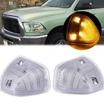 For Dodge Ram 1500 2500 3500 Amber Led Side Mirror Turn Signal Lights Clear Lens. Fixed Price $19.28.