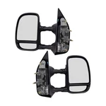 Partsflow Manual Tow Telescopic Side Mirrors Ford E-150 E-250 E-350 2PCS. Fixed Price $179.99.