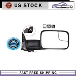 Passenger Side Power Heated Black Towing Mirror For 1998-2001 Dodge Ram Truck. Fixed Price $60.64.