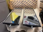 Nos K-d Lamp 78-0308 6.5 X16" 5/16" Stud Side Mirrors Large Heavy Duty Truck. Fixed Price $79.00.
