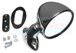 Classic Mini Left Hand Gp Bullet Domed Style Chrome Stainless Steel Door Mirror. Fixed Price $38.66.