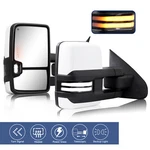Sanooer Painted White Tow Mirrors For 2014-2019 Chevy Silverado 1500 Switchback. Fixed Price $216.99.