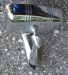 1960'S Chrome Ribbed Side Mirror Chevy Gm Accessory Nos? Orig 804000-068. Fixed Price $95.00.