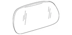 Genuine Bmw Glass 51-16-8-397-877. Fixed Price $90.45.