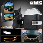 Fits 1999-2016 Ford F250 Superduty Chrome Power Heated Led Signal Towing Mirrors. Fixed Price $182.72.