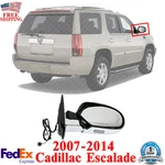 Right Passenger Side Mirror Power Fold Heated Primed For 07-14 Cadillac Escalade. Fixed Price $229.74.