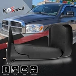 Left Side Black (powered+heated+flip Up) Towing Mirror For 02-09 Dodge Ram. Fixed Price $67.34.