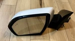 22-24 Ford Expedition Oem Left Side White Powerfold Door Mirror With Blindspot. Fixed Price $590.00.
