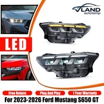 Pair Vland Led Projector Headlights 2023-2026 Ford Mustang S650 W/sequential. Fixed Price $501.59.