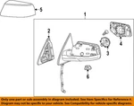 Gm Oem 15-20 Suburban Front Door Outside Mirrors-mirror Glass 22976560. Fixed Price $184.80.