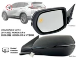 Mirror For 2017-2022 Honda Cr-v Heated Signal Blind Spot Detection Driver Side. Fixed Price $89.99.