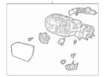 New Genuine Oem Ford Mirror Assembly (NL7Z-17682-BA) 2022-2024 Lincoln Navigator. Fixed Price $1728.00.