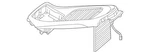 Genuine Mercedes-benz Cover Trim 232-680-66-01-9E38. Fixed Price $211.25.
