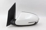 Left Driver Side Pearl White Door Mirror Power Fits 2014-17 Kia Forte Oem #24053. Fixed Price $120.00.