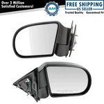 Black Textured Manual Side View Mirrors Lh & Rh Pair Set For Blazer S10 Jimmy. Fixed Price $65.83.