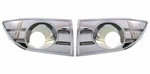 2008-2009 Ford Taurus Left Right Front Fog Lamp Bezel Plastic Chrome. Fixed Price $41.00.