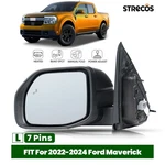 Side Mirror 2022-2024 Ford Maverick W/bsd Heated &power Adjust Left 7 Pins. Fixed Price $75.99.