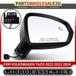 Right Side Power Mirror With Blind Spot Detection For Volkswagen Taos 2022-2024. Fixed Price $204.58.