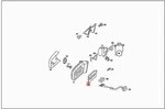 Genuine Mercedes C126 W126 S-class Coupe Mirror Glass 1268100521. Fixed Price $139.27.