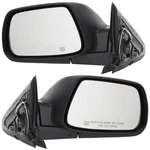 Mirrors Set Of 2 Driver & Passenger Side Heated Left Right For Jeep 05-10 Pair. Fixed Price $92.81.