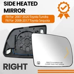 Mirror Glass Heated For Toyota Tundra 2007-2020 Sequoia 2008-2017 Passenger Side. Fixed Price $30.39.