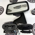 Classic Mini Matt Black Door Mirrors Left Hand Flat Glass CMR-38LH-BK. Fixed Price $36.25.