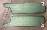 1973 1979 Dodge Truck Sun Visors Green Vinyl Pair D250 D350 D100 *read*. Fixed Price $89.00.
