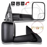 Pair Manual Mirrors For 2002-2010 Dodge Ram 1500 2500 3500 Towing Side View. Fixed Price $84.49.