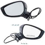 Mirrors Set Of 2 Driver & Passenger Side Sedan Left Right For Mazda 3 Pair. Fixed Price $133.62.