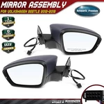 2PCS Power Mirror W/ Heated Turn Signal Light For Volkswagen Beetle 2012-2018. Fixed Price $161.29.
