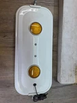 Dodge Truck Nos Mopar Large 16" Lighted Side View Mirror Head 3493362. Fixed Price $135.00.