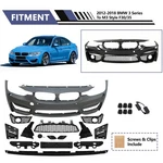 M3 Style F30/35 Front Bumper Fog Type With Pdc For 12-18 Bmw Series. Fixed Price $349.26.