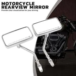 Chrome Motorcycle Rear View Side Mirrors For Harley-davidson Fat Boy Lo 2013. Fixed Price $29.04.