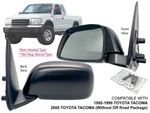 Door Mirror For 1995-2000 Tacoma Non-heated Manual Driver Left Side 8794004040. Fixed Price $41.77.