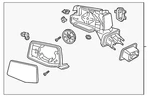 Genuine Gm Mirror Assembly 84898853. Fixed Price $456.44.