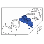 For Kia Carnival 2022-2024 Front Right Door Mirror. Fixed Price $395.82.