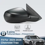 For 2024-2025 Chevy Trax Side Mirror Right Passenger Heated W/o Blind Pins. Fixed Price $70.99.