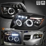 Black Fits 2007-2012 Dodge Caliber Led Halo Projector Headlights Lamps L+r 07-12. Fixed Price $182.38.