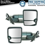 Trail Ridge Tow Mirror Power Fold Heat Signal Spotlight Oat Textured Pair For Gm. Fixed Price $683.85.