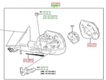 Toyota Tundra/sequoia 2025-2026 Driver Side Mirror Assembly Genuine Oem. Fixed Price $1500.00.